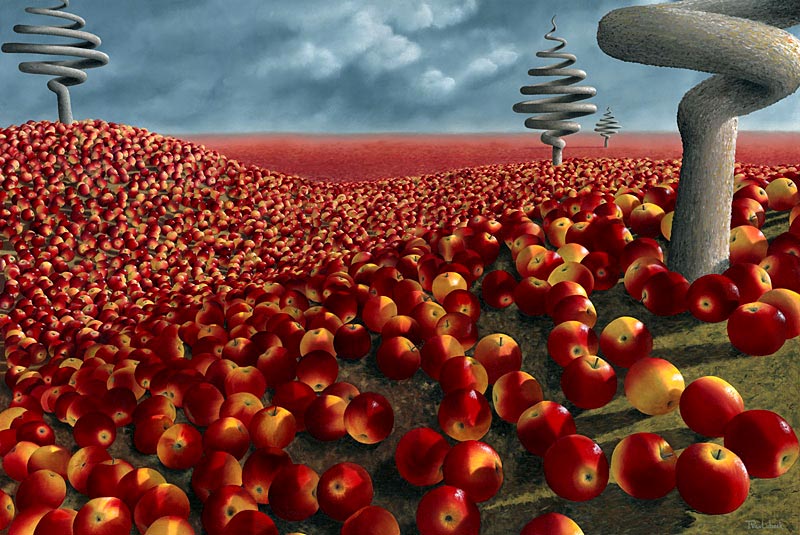 Malus Arvum, field of apples by patricia van lubeck