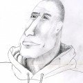 Pencil sketch, Patricia Van Lubeck